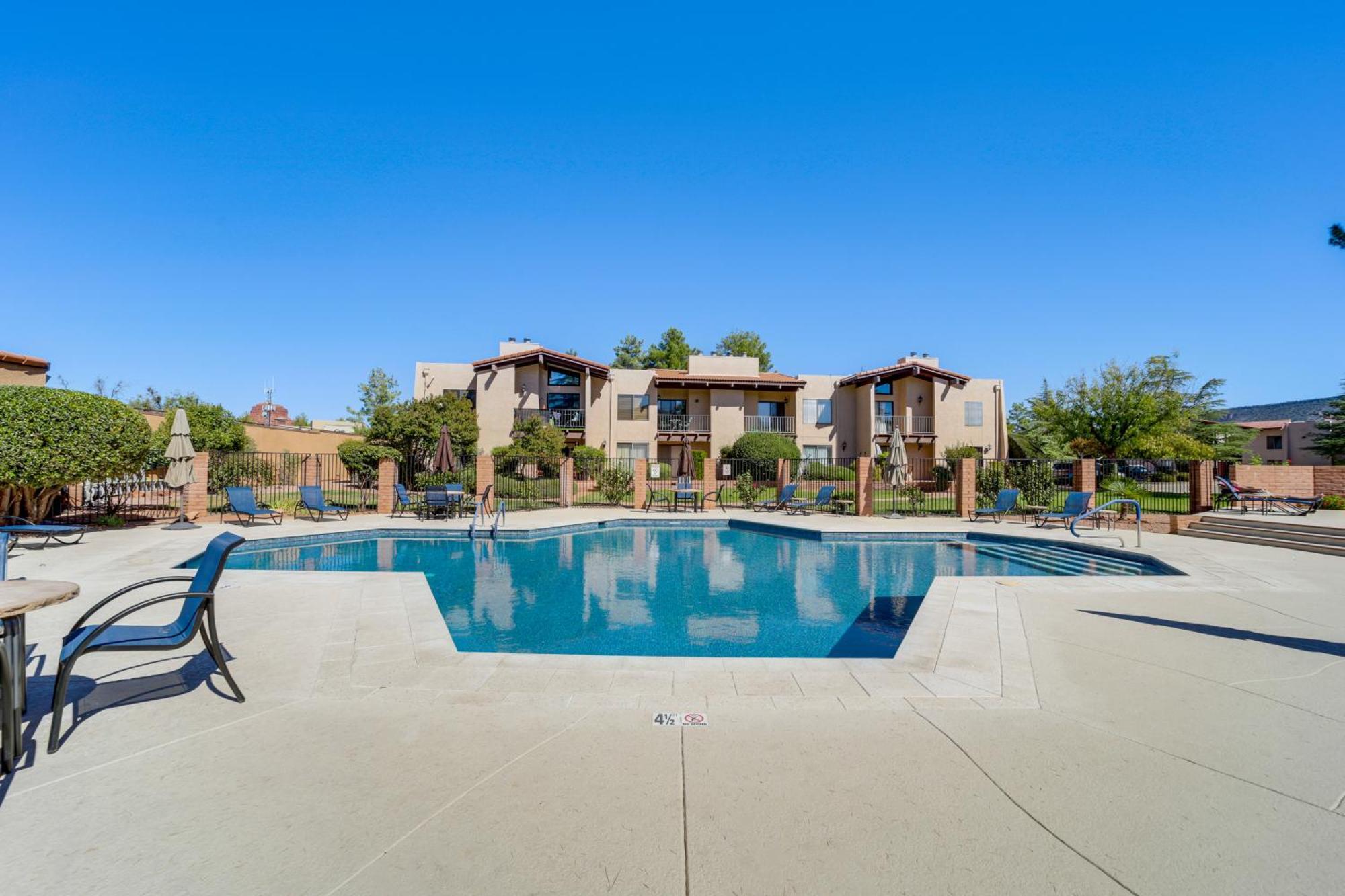 Sedona Condo Mtn Views, Balcony And Hot Tub Access Exterior photo
